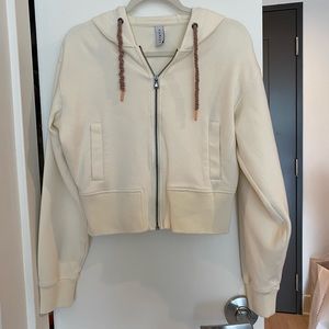 Varley Cream Zip-up, Size S, Cream